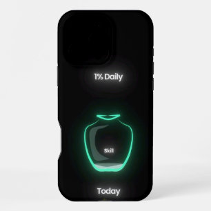 Skill Grows 1% Daily – Start Today iPhone 16 Pro Max Case