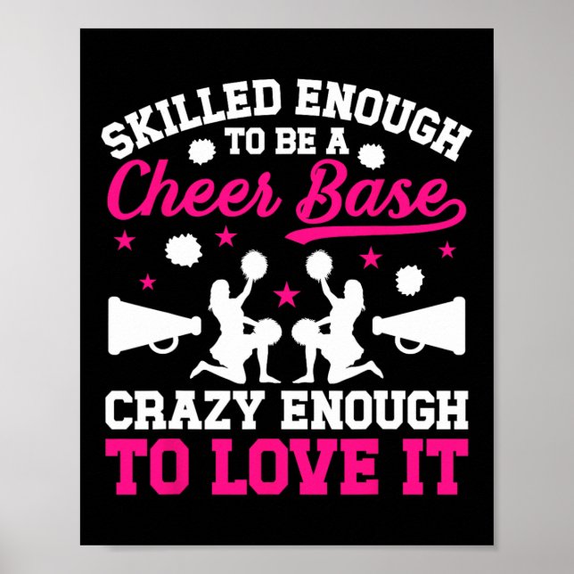 Skilled Enough To Be A Cheer Se Cheerleader Se  Poster (Front)