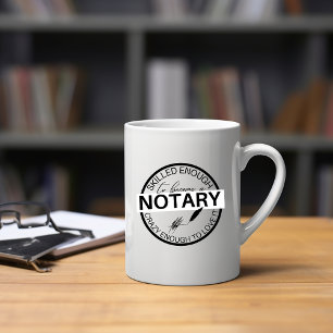 Skilled Enough To Become A Notary Mug