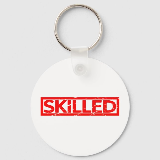 Skilled Stamp Key Ring (Front)