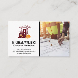 Skilled Worker Construction Renovations Business Card