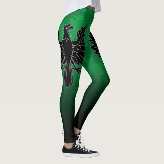 SKILLHAUSE - BLACK EAGLE FADE LEGGINGS (Right)
