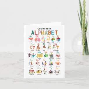 Skills Alphabet Mental Health Problems Teacher Wom Card