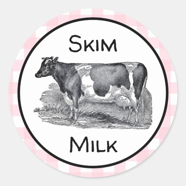 Skim Milk Label (Front)
