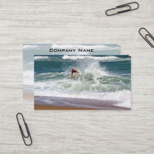 Skimboarding by Shirley Taylor Business Card