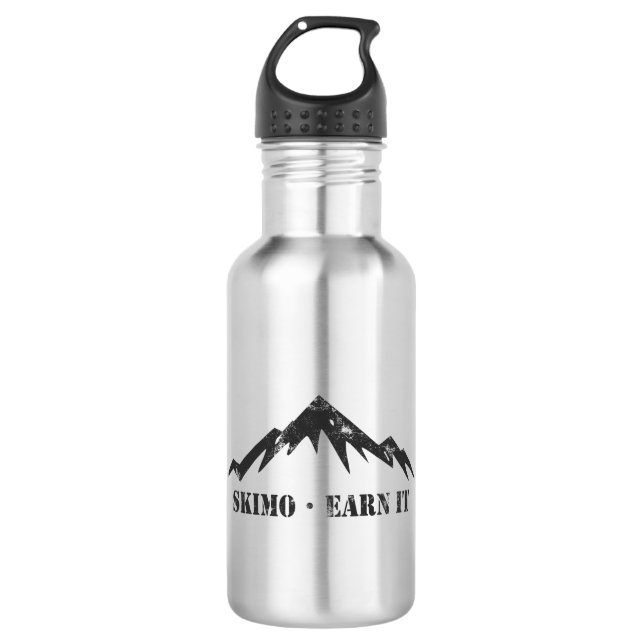 Skimo, Earn It 532 Ml Water Bottle (Front)