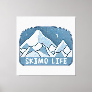 Skimo Life Canvas Print