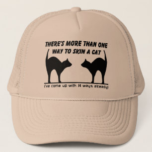 Skin A Cat Funny Hat Humour