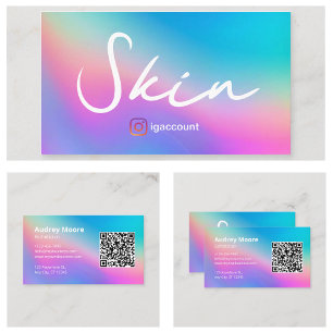 Skin Aesthetician Business Card