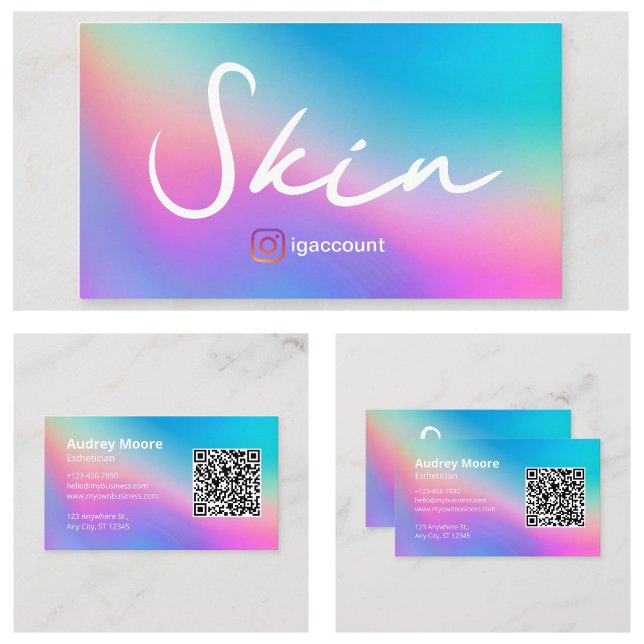 Skin Aesthetician Business Card (Skin Esthetician Business Card
)
