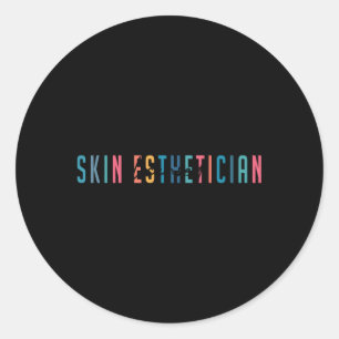 Skin Aesthetician Skin Aesthetician Classic Round Sticker