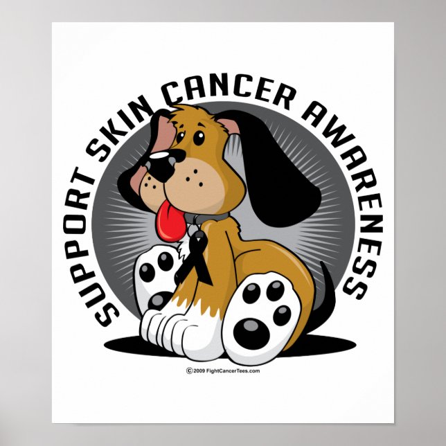 Skin Cancer Dog Poster (Front)
