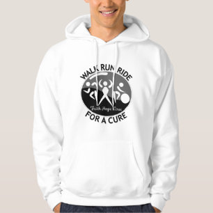 Skin Cancer Walk Run Ride For A Cure Hoodie