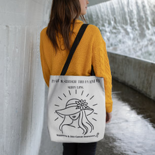 Skin Canner Melanoma Awareness Sun Safety Tote