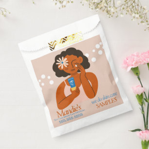 Skin Care Aesthetician Business Salon Girl Samples Favour Bags