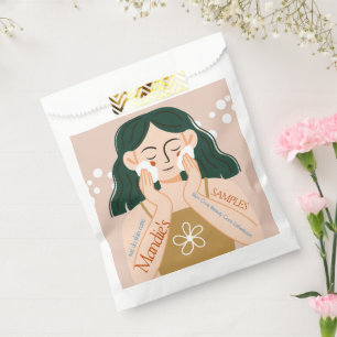 Skin Care Aesthetician Business Salon Spa Samples  Favour Bags