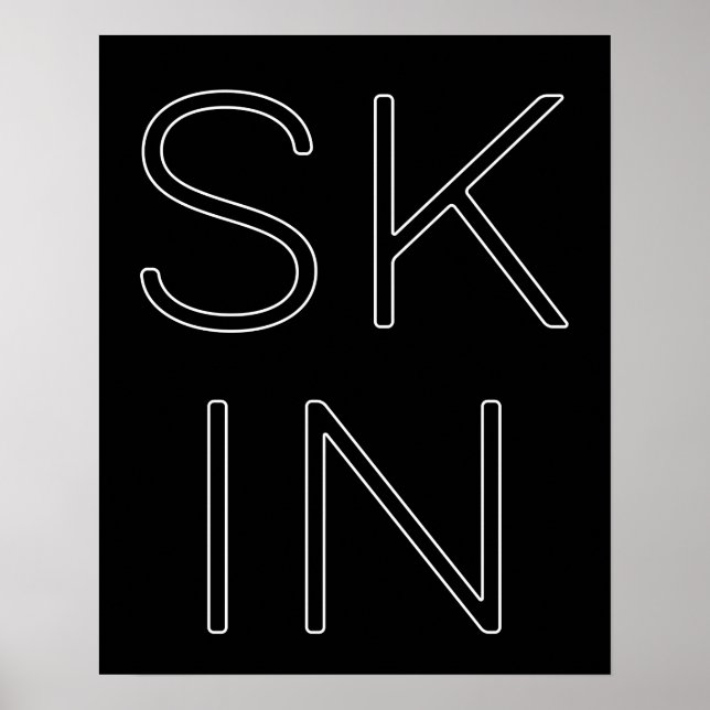Skin Care Skincare Lover Skin Estheticia Poster (Front)