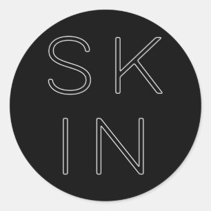 Skin Care Skincare Skin Specialist Classic Round Sticker