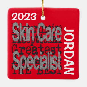 Skin Care Specialist Extraordinaire CUSTOM Ceramic Ornament