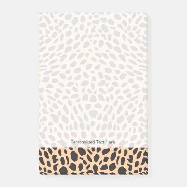Skin cheetah decor post-it notes (Front)