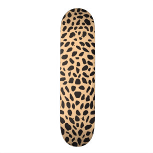 Skin cheetah decor skateboard