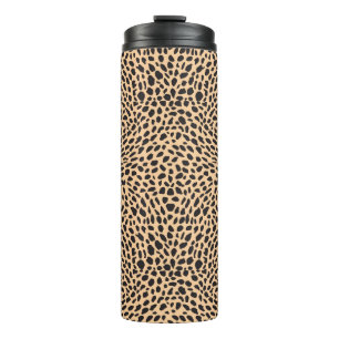 Skin cheetah decor thermal tumbler