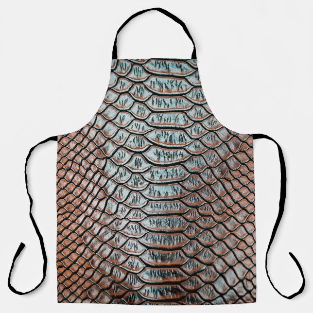 skin leather texture backgroundtexture,crocodile,l apron (Front)