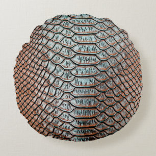 skin leather texture backgroundtexture,crocodile,l round cushion