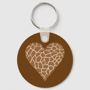 Skin Pattern, Colors of the Giraffe Key Ring