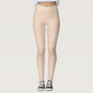Skin Texture Pale With Lots of Freckles Leggings