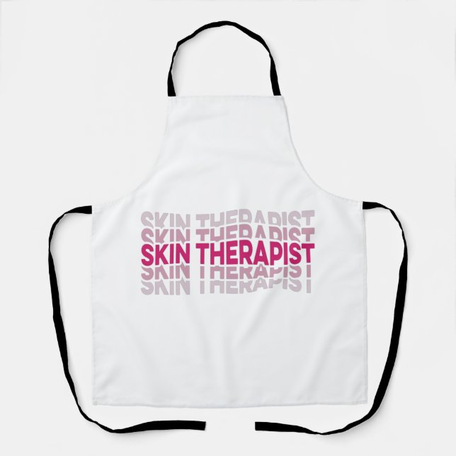 Skin Therapist Skincare lover Estheticia Apron (Front)