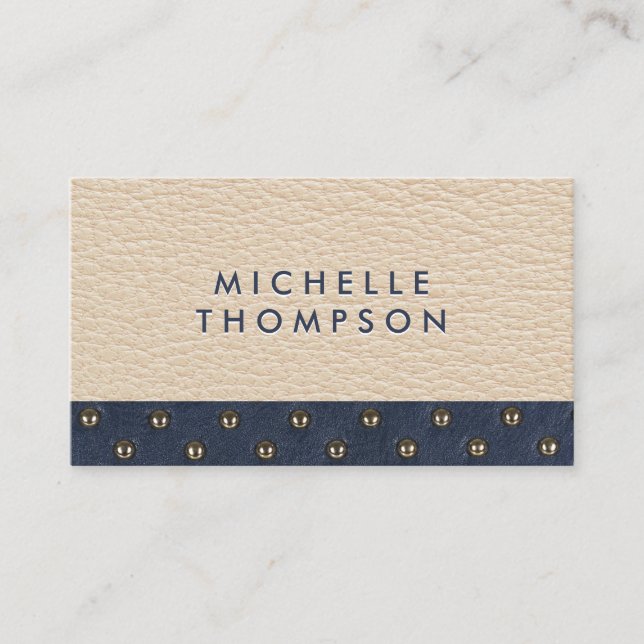 Skin | Upholstery Leather Business Card (Front)