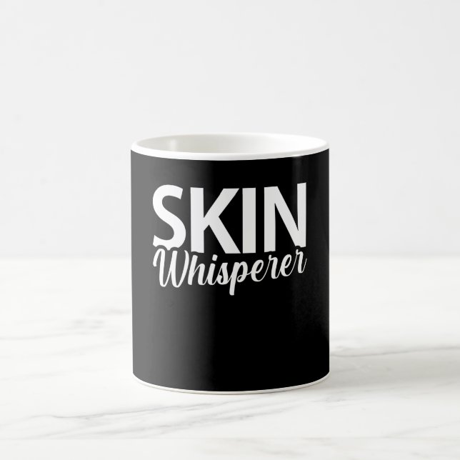 Skin Whisperer Funny Skin Dermatology Coffee Mug (Center)