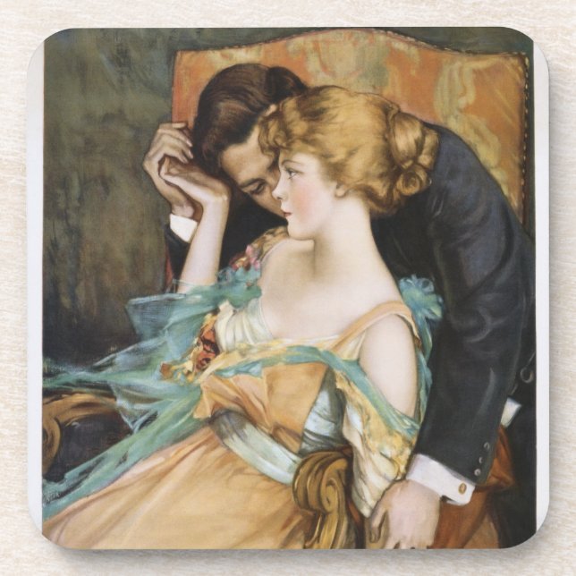 Skin You Love to Touch Mary Greene Blumenschein Coaster (Front)