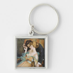 Skin You Love to Touch Mary Greene Blumenschein Key Ring