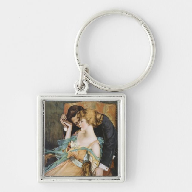 Skin You Love to Touch Mary Greene Blumenschein Key Ring (Front)