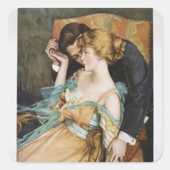 Skin You Love to Touch Mary Greene Blumenschein Square Sticker (Front)