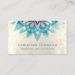 skincare and aesthetics business card