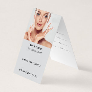 Skincare & Beauty Salon Appointment  Business Card