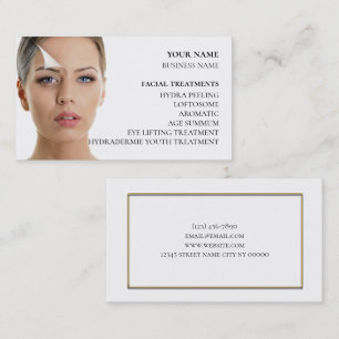 Skincare & Beauty Salon Business Card
