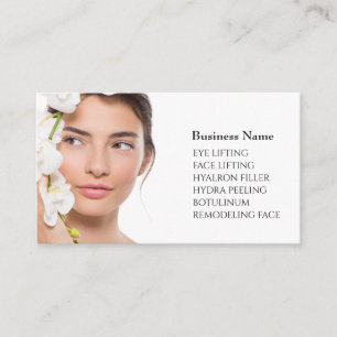 Skincare & Beauty Salon Visitenkarte  Business Card