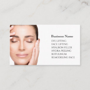 Skincare & Beauty Salon Visitenkarte  Business Card