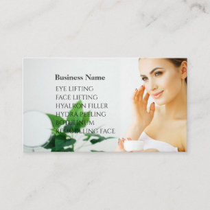 Skincare & Beauty Salon Visitenkarte Business Card