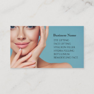 Skincare & Beauty Salon Visitenkarte  Business Card