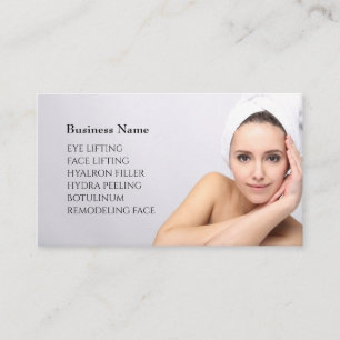 Skincare & Beauty Salon Visitenkarte  Business Card