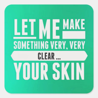 Skincare consultant stickers labels minifacials