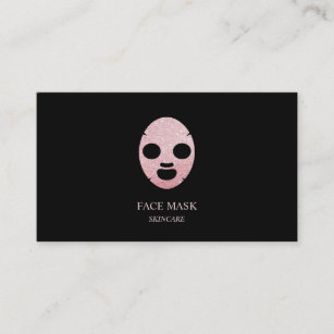 Skincare Face Mask Business Card