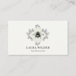 Skincare Products Honey Bee Logo Business Card