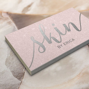 Skincare Salon Spa Aesthetician Pink Appointment Card