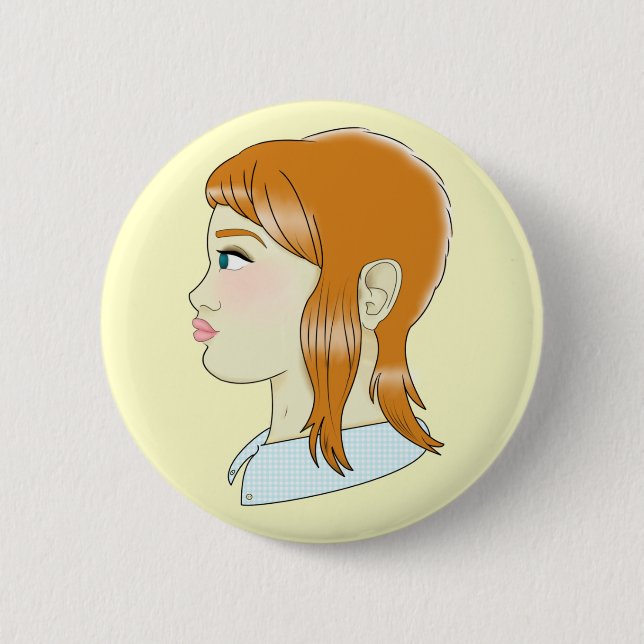 Skinhead Byrd Traditional Tattoo 6 Cm Round Badge (Front)